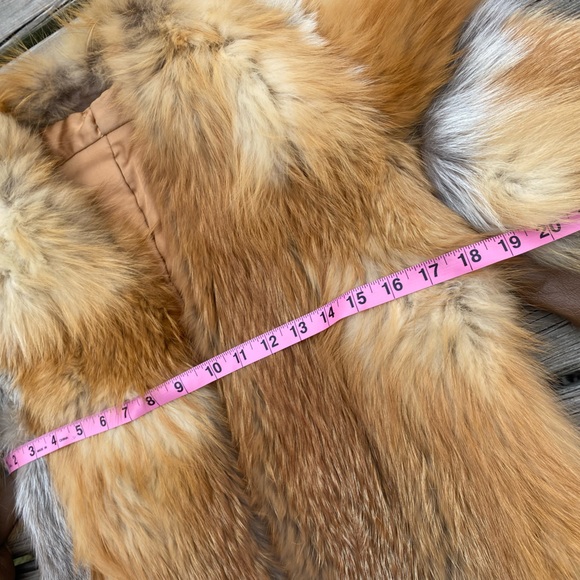 Genuine Natural Fox Fur Coat By Greta Bast | Measurements In Description - Picture 7 of 10